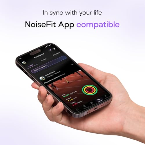 Noise Icon 5 Smartwatch with AI Watch Faces & AI Search, 1.95” AMOLED Display, 10 Days Battery, Bluetooth Calling, 100+ Sports Modes, IP68 (Space Blue)