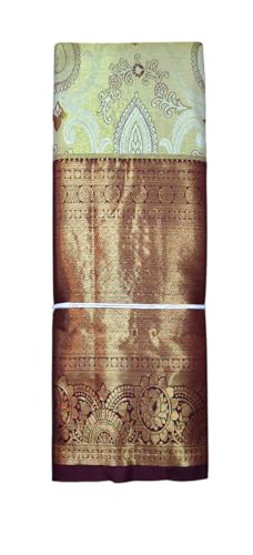 VFCollections Women's Kanchipuram Silk Pure Pattu Sarees With Blouse (Vfc269-4), Multi