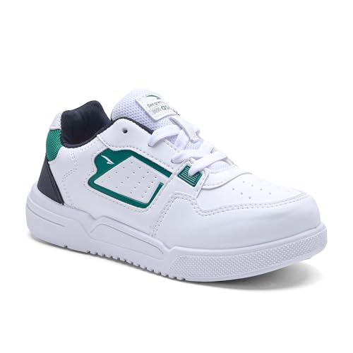 ASIAN Men's Mexico-02 Casual Sneaker Shoes (FULLWHTGRN) -UK 3