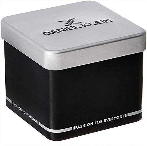 Daniel Klein Leather Analog Black Dial Men's Watch-Dk12234-3