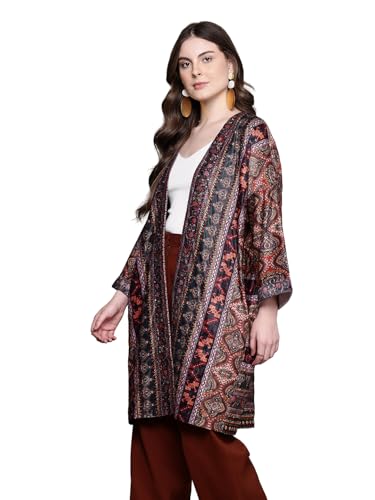 Aarke Ritu Kumar Multi Velvet Shrug Multicolour