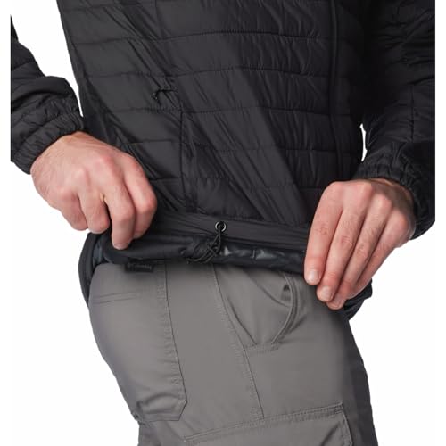 Columbia Men Black Omni Shield Silver Falls II Jacket, XXL