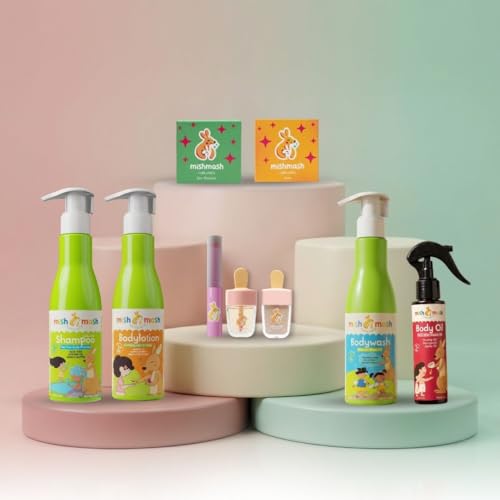 Mishmash Naturals Kids Makeup & Body Care Kit | Pack of 9