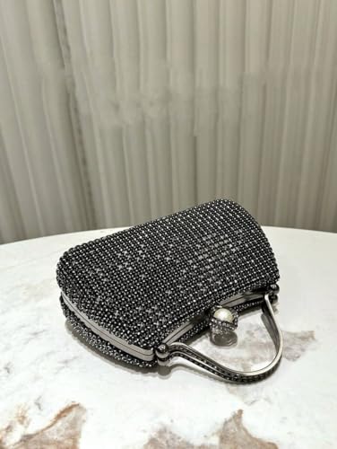 Mastyle® Box Clutch Hand Bag For Women With Diamond Surface Designer