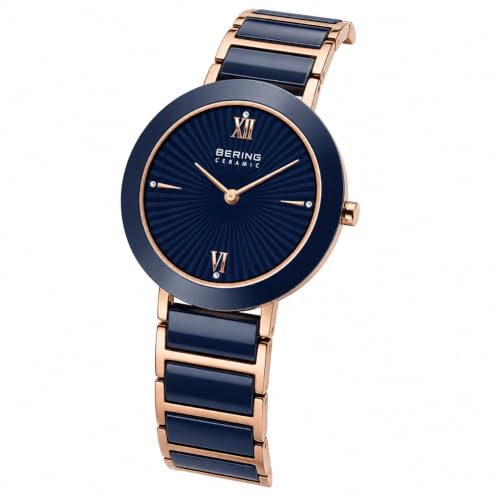 BERING Round Analog Blue Dial Women Watch - 11435-768-I