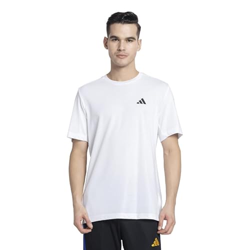adidas Men M Fr T Casual T-Shirts, White, X-Large
