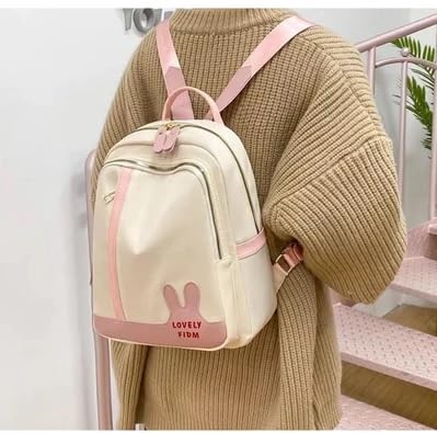 BANQLYN Shoulder Bag for Women Stylish Ladies Messenger Bags Purse and Handbags Wallet Mini Backpack Purse, European And American Trend Trip Purpose Backpack (Black) (Cream)