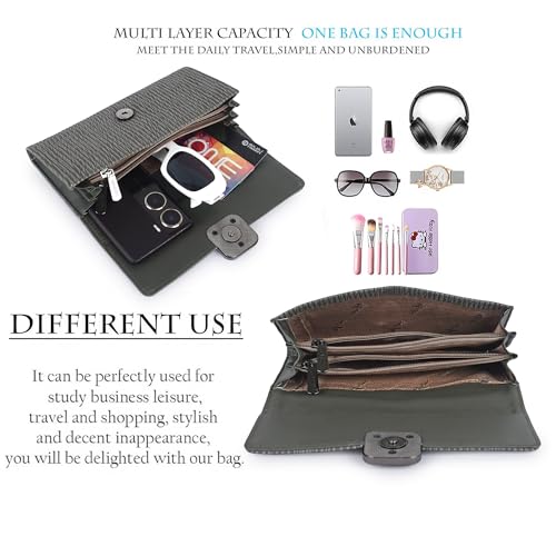 NORVE PU Leather Casual Trendy Design Hand Wallet Clutch Purse For Women