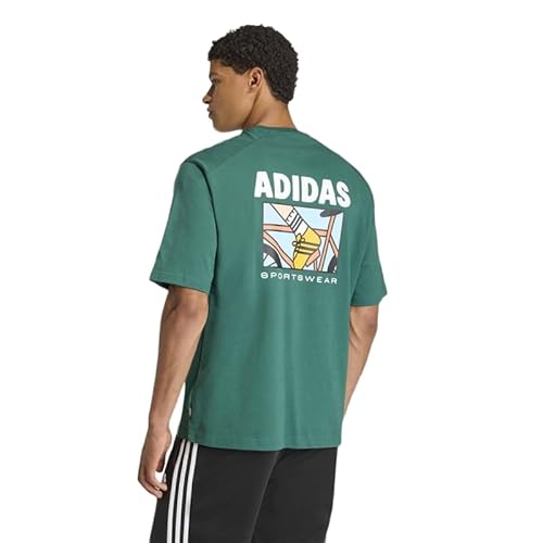 adidas Men M ANI Pop Bk T Not Sports T-Shirts Green 2XL