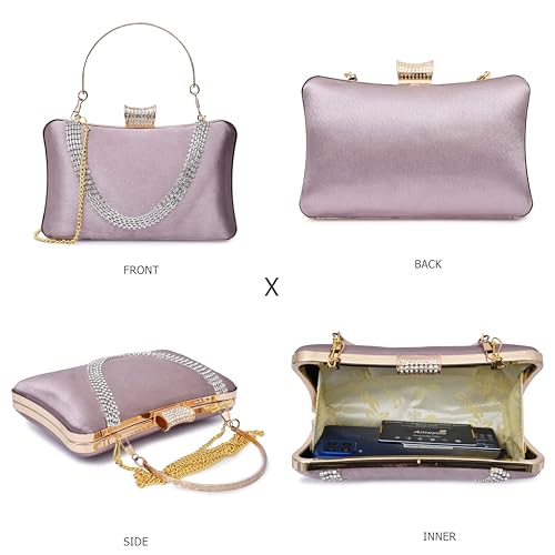 For The Beautiful You curve chain Women's Clutch (Pink1)