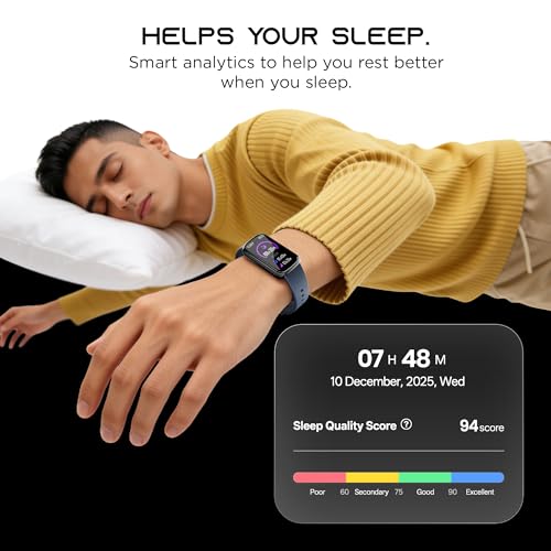 Pebble Newly Launched Dash Premium Fitness Band | Activity Tracking | Sports Modes | Health Tracking | Sleek Display | Lightweight - Ivory
