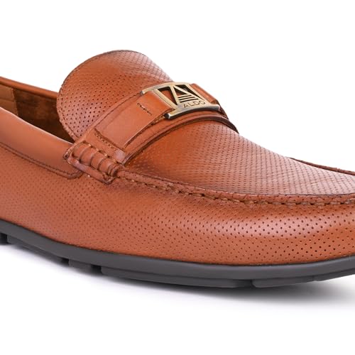 Aldo HAENDACIENA-IN220 Cognac Leather Moccasins