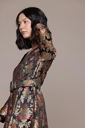 Aarke Ritu Kumar Black Yasmine Festive Long Dress