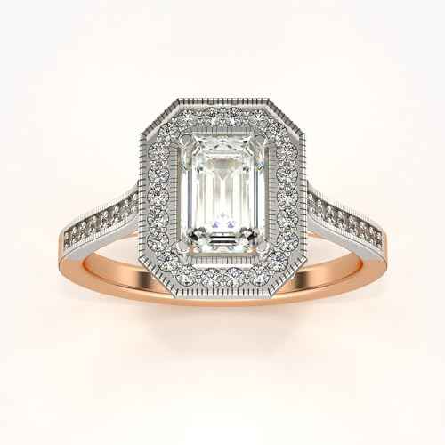 VALANOVA Hallmarked 18K Gold & Certified Lab Grown Diamond 1.23cts | Ring For Women's/Girls | Stylish & Elegant | VGR0468E | Ring Size: 6