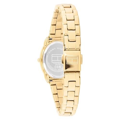 Tommy Hilfiger Demi with Quartz Basic Analog Champagne Dial Gold Stainless Steel Strap Watch for Women - TH1782875W