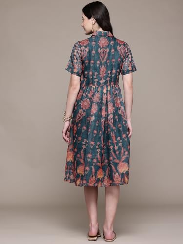 Aarke Ritu Kumar Green Sandro Long Dress