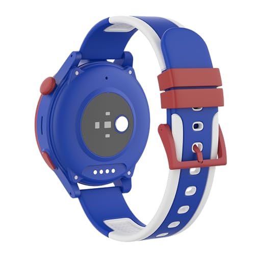 WatchOut Next-Gen+ Kids Smartwatch Phone with GPS, Fever Alert, Heart Rate, Video Call, SOS, Safe Zone, Class Lock, AirTag, Free SIM Card, Best Gift, Boys, Girls, Age 3-13, Shark Tank (Captain Blue)