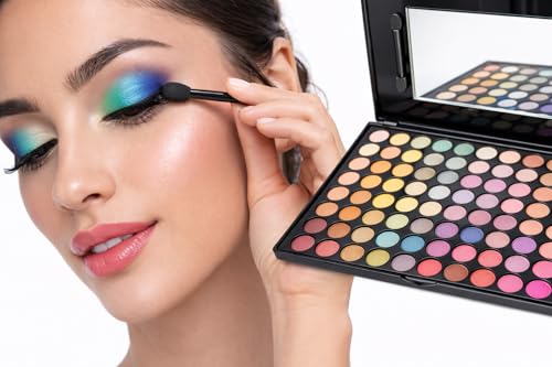 Sedell Professional Makeup Eyeshadow Palette Natural Nude Matte Shimmer Glitter Pigment Eye Shadow Pallete Waterproof Smokey Beauty Kit Set Of 120 Colors, Multicolor, 91 g