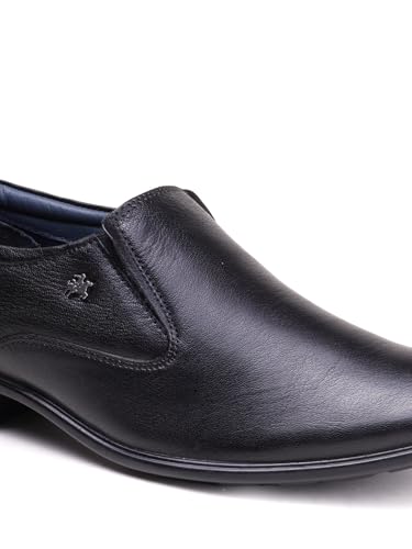 Buckaroo Genuine Leather Black Casual Shoes for Men: Velour