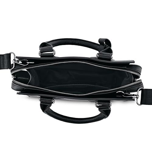Fastrack Structured Satchel | Faux-Leather Women's Handbags | Satchel for Casual Carry
