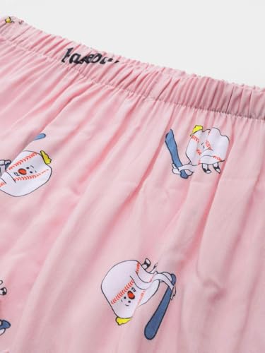 Sweet Dreams Women's Rayon Cartoon Nightgown Pack of 3 (2804AV Light Peach S)