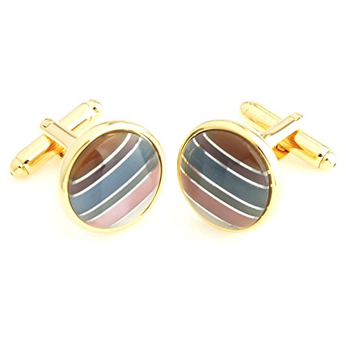 Peluche Opulence at its best: Studded with Multiple Stone (Semi-Precious) Cufflinks for Men