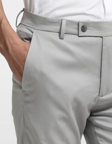 Arrow Men's Dobby Jackson Super Slim Fit Trousers