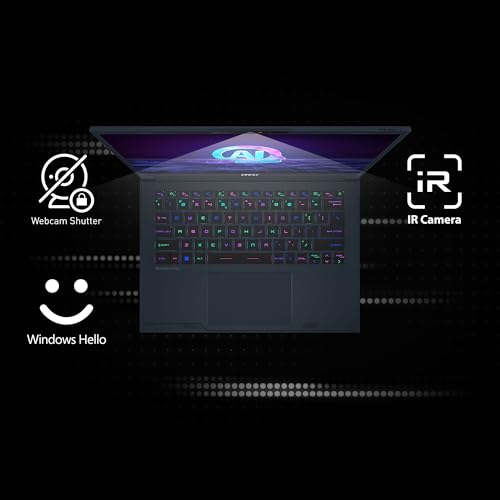 Stealth 14 AI Studio, Intel Core Ultra 7 155H, Built-in AI,36CM 2.8K OLED 120Hz Gaming Laptop(32GB/1TB NVMe SSD/Windows 11 Home/NVIDIA GeForce RTX 4070, GDDR6 8GB /Star Blue/1.7Kg), A1VGG-054IN