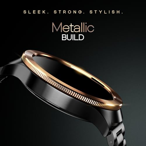 Noise Halo 2 MOD Smart Watch with Swappable Bezel Editions (Classic, Statement), 1.46" AMOLED, Smart Island, BT Calling, Metallic Build, Health Suite, Upto 7 Days Battery (Jet Black)