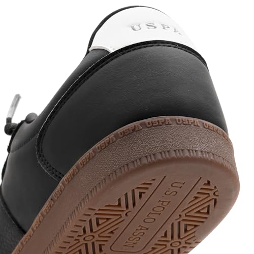 U.S. Polo ASSN. Mens Milton Black Sneakers - (UK10) (UK11) (2FD24874Z01)