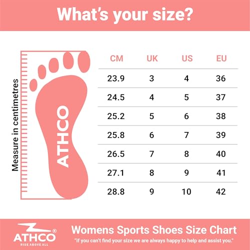 ATHCO Women's Slick White Sneakers Shoes_04 UK (ATHDIP-23)