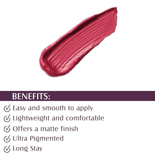 CRAZY GIRL Waterproof Matte Lip Gloss – Frozen Lip Glaze | Long-Lasting, Smudge-Proof & Lightweight Enriched With Vitamin E & Aloe (Dry Rose, Regular)