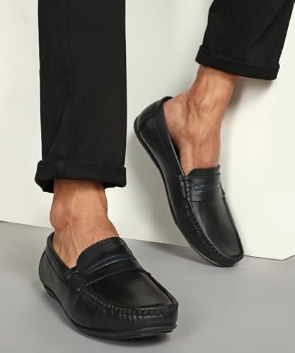 PARAGON K11234G Men's Formal Shoes with Comfortable Insoles, Stylish and Sturdy Construction | Comfortable Office Shoes for Men for Everyday Use Black