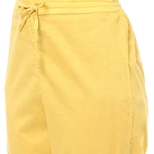 Biba Women Polyester Blend Embroidery Salwar Kurta Dupatta(Skdassorted8491_Yellow_32)