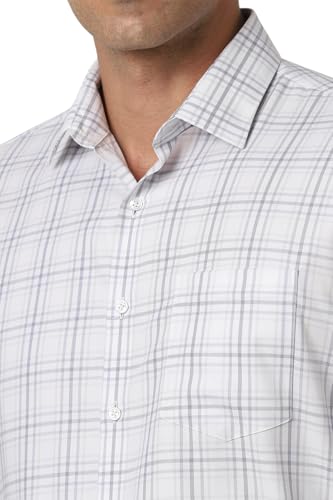 Van Heusen Men's Slim Fit Shirt (VHSFBSLBV89699_White