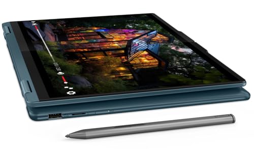 Lenovo Yoga 7 Intel Evo Core Ultra 5 125H Built-in AI 14"(35.5cm) WUXGA-OLED 400Nits 2-in-1 Laptop (16GB/1TB SSD/Win 11/Office Home 2024/Digital Pen/3 Mon. Game Pass/Teal/1.5Kg), 83DJ00FXIN