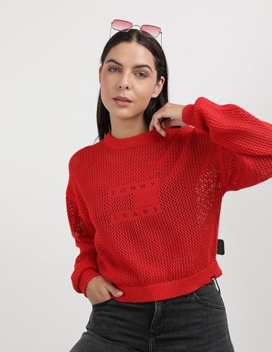 Tommy Hilfiger Womens Red Color Sweater M