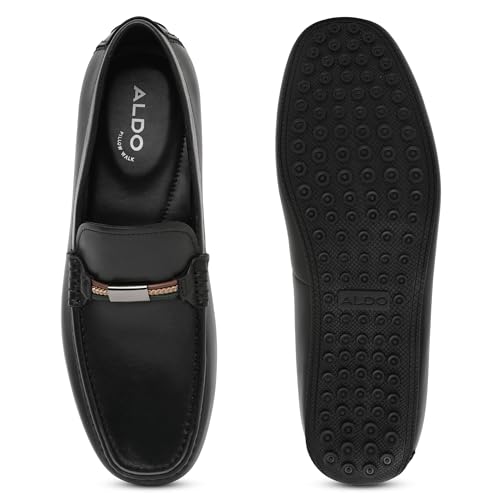 Aldo LUXWORTH-IN001 Men Black Moccasins