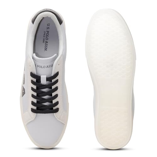 U.S. POLO ASSN. USPA | Ragnar | Stylish Casual Sneaker Shoes for Man Grey