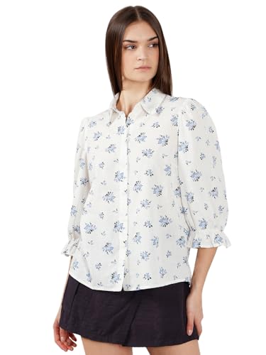VERO MODA Women's Regular Fit White Shirt