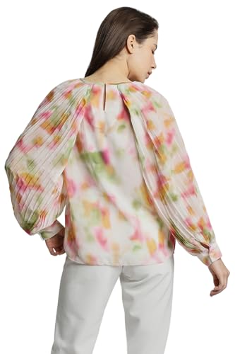 Allen Solly Women's Regular Fit Blouse (White) - SaumyasStore