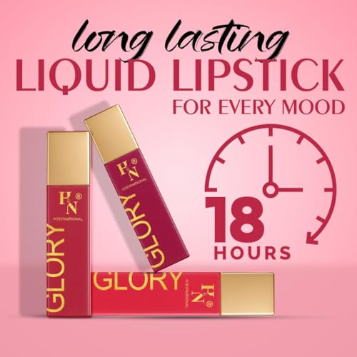 H&N International New Glory Matte Liquid LipColor, 12Hr Long Stay, Transfer Proof, Smudge Proof, 6ml (Desirous)