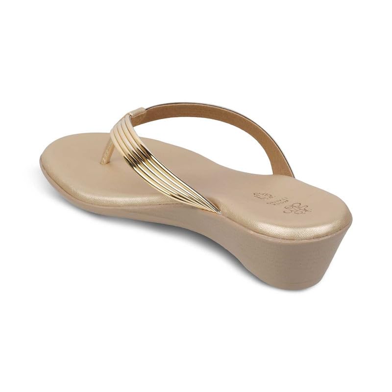 tresmode 240-MACKS GOLD WOMEN DRESS BLOCK HEELS SANDALS EU/39 UK/6