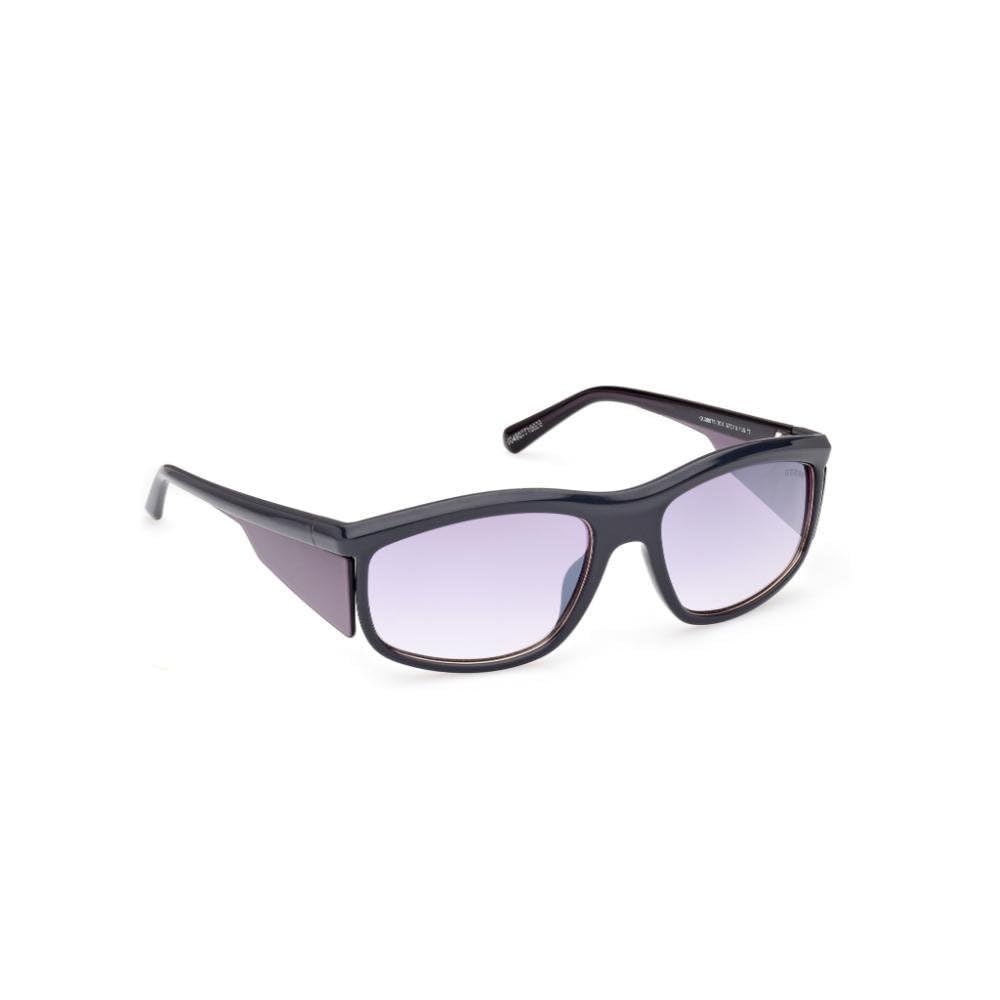 Guess 100% UV protecetd | Gradient | Large | Full Rim | Rectangular | Frame: Grey | Lens: Blue