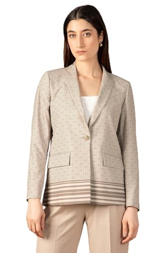 Van Heusen Women's Blazer (VWBZFRGFP13812_Beige