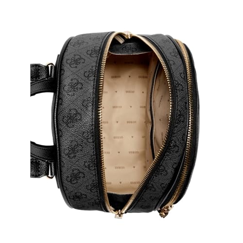 Guess Women Coal Logo Geometric Manhattan Large Backpack
