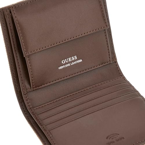 GUESS Madrid Brown Colorblock Bi-Fold Wallet