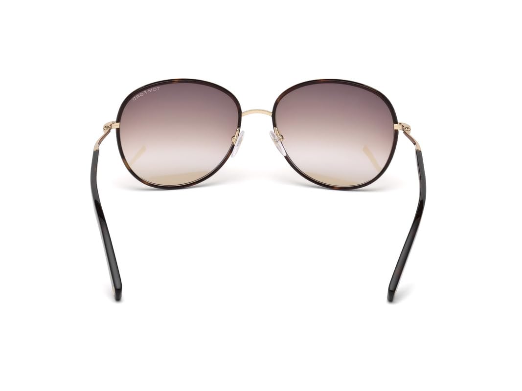 Tom Ford UV Protected Brown Geometric Full rim Sunglasses for Women - FT0498 59 52F