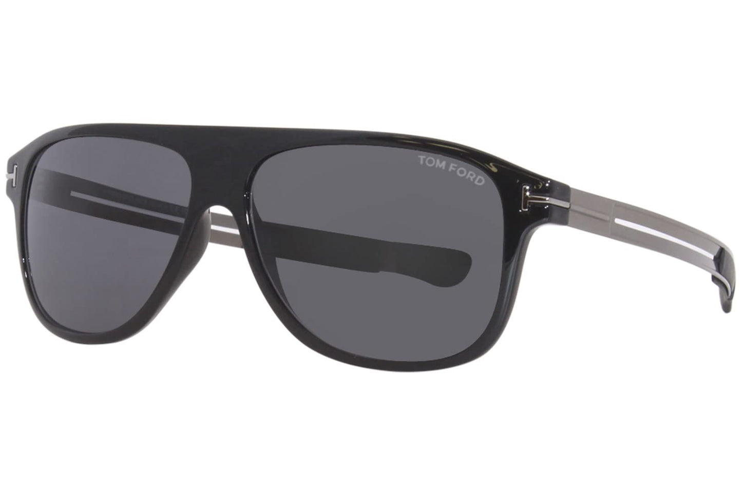 Tom Ford UV Protected Black Navigator Full rim Sunglasses for Men - FT0880 59 01A