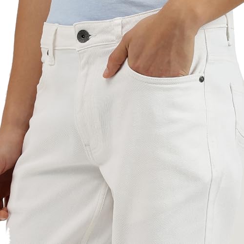 United Colors of Benetton Men's Tapered Jeans (25A4REJE1347I101_White